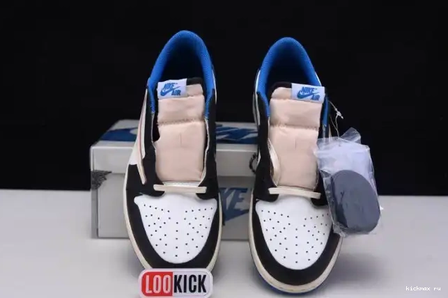 Rep Design DM7866-140 x Scott Travis Air Fragment x Jordan Retro 1 Low 0613